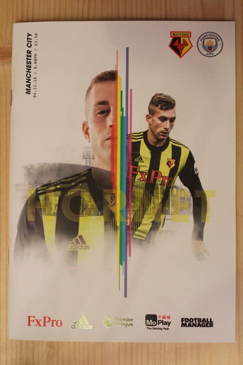 Watford FC v Manchester City FC